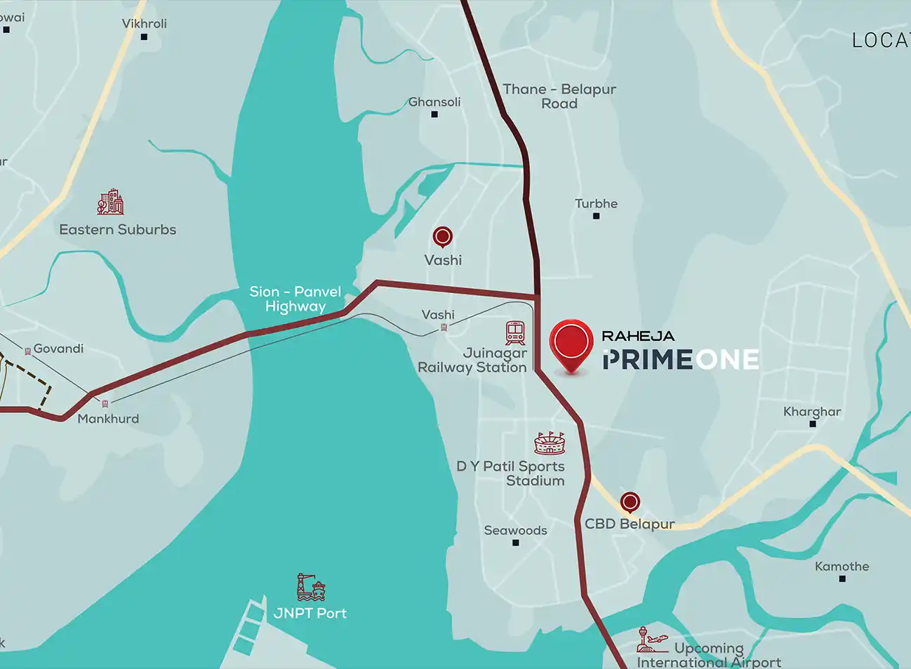 Location Raheja Prime One 